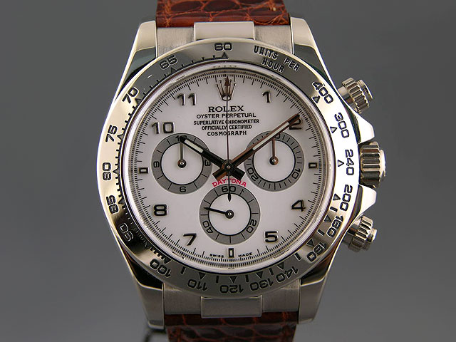 Rolex Daytona F Series Oyster Perpetual Cosmograph 115619 18K White 