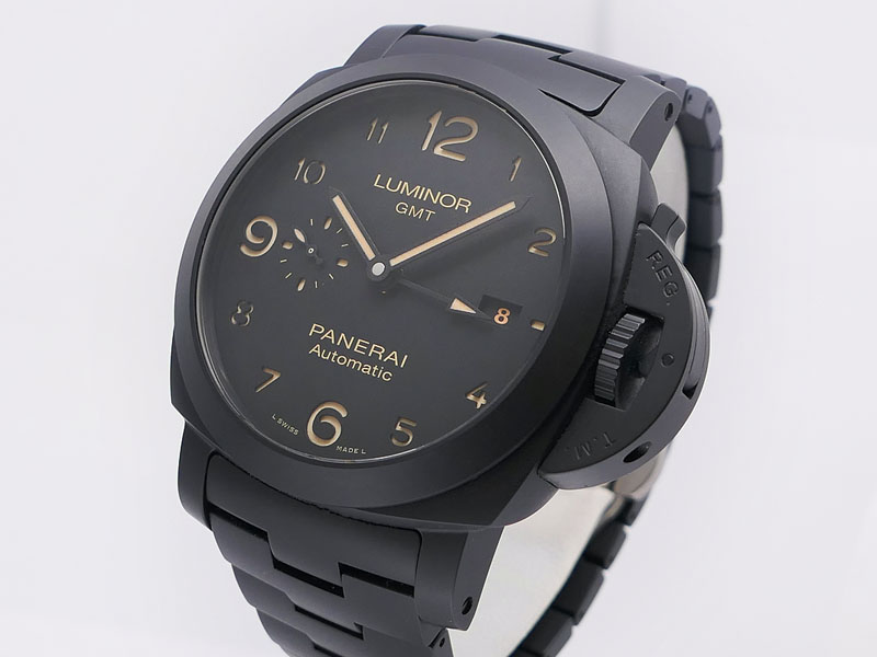 Panerai Tuttonero Luminor 1950 s 3 Days GMT PAM01438 LTD 44mm