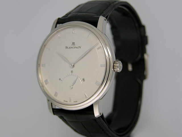 Blancpain Villeret Ultra Slim 30 Seconds Retrograde 18K White Gold $ 